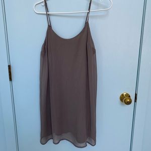 Light brown dress
